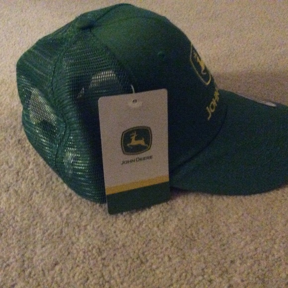 John Deere Mesh Snapback Hat Everglades Equipment Group Green/Yellow - Picture 2 of 4